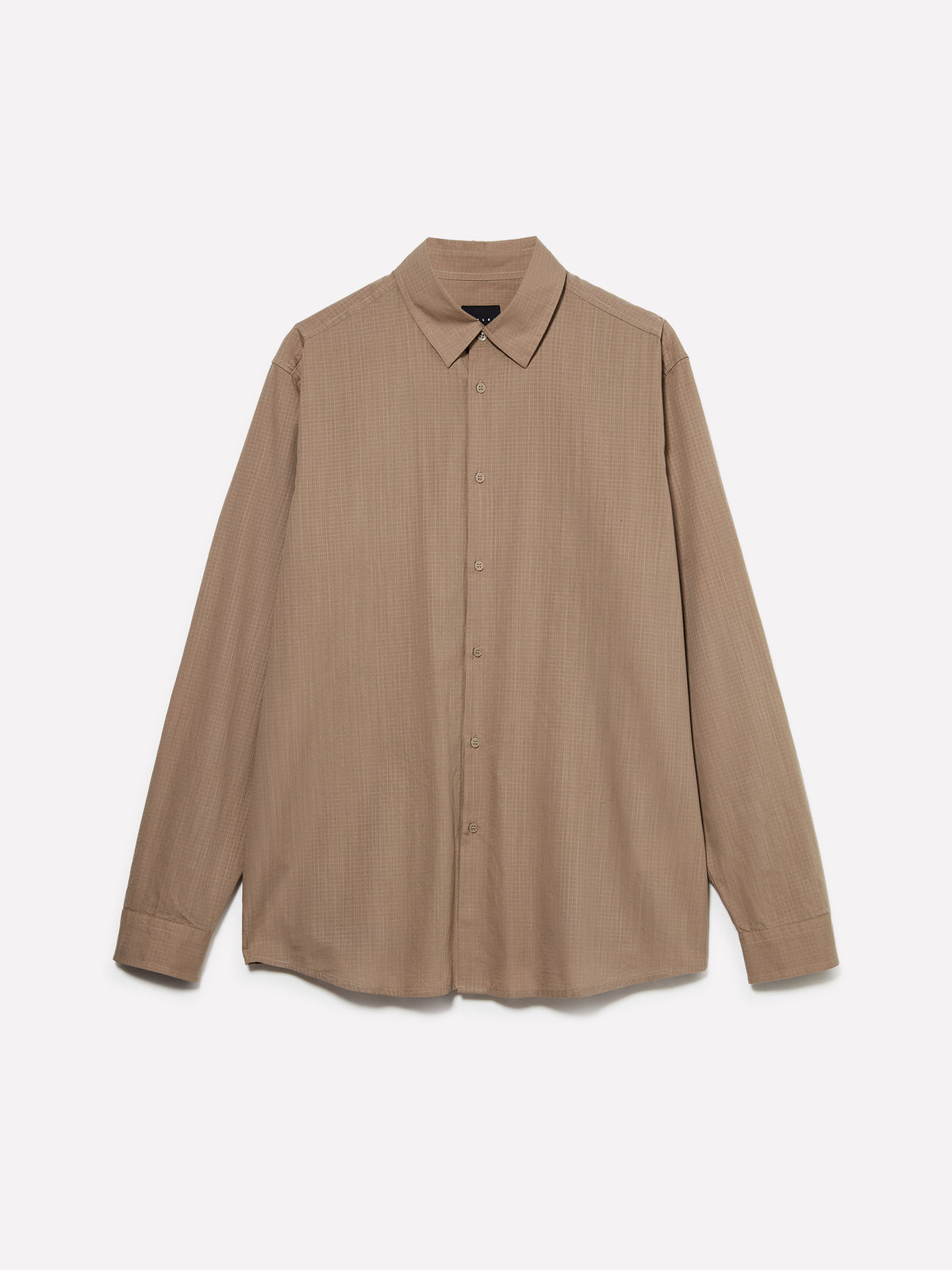 Camicia beige in cotone operato - ucb_image_FS