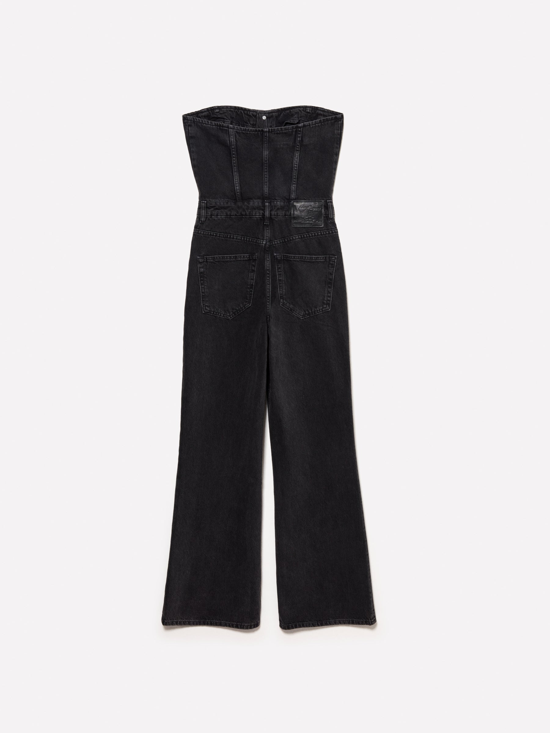 Macacão bustier de jeans preto - ucb_image_BS