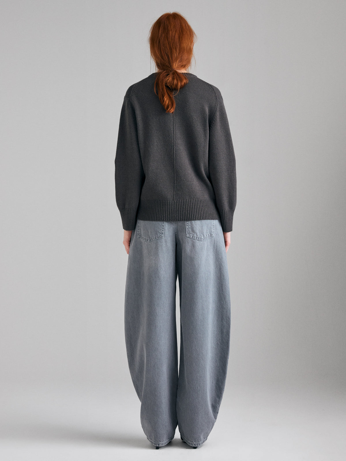 Maglia girocollo in misto lana - ucb_image_B