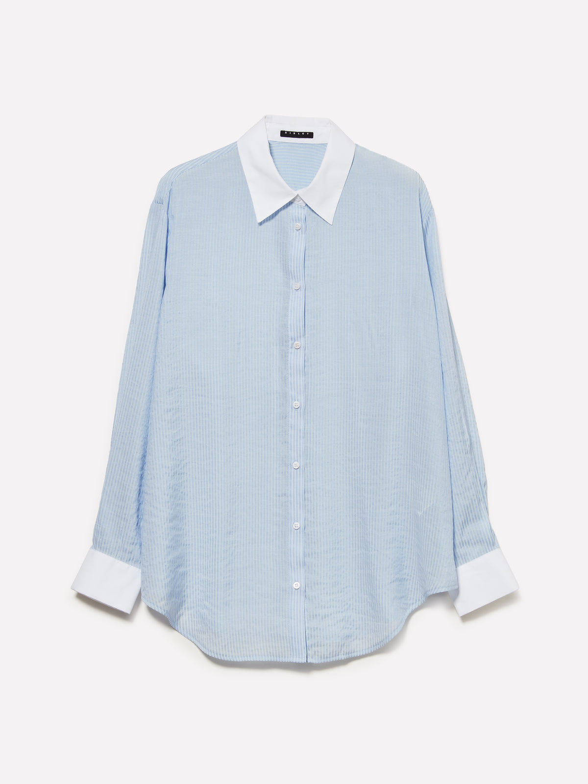Camisa comfort azul-claro às riscas - ucb_image_FS