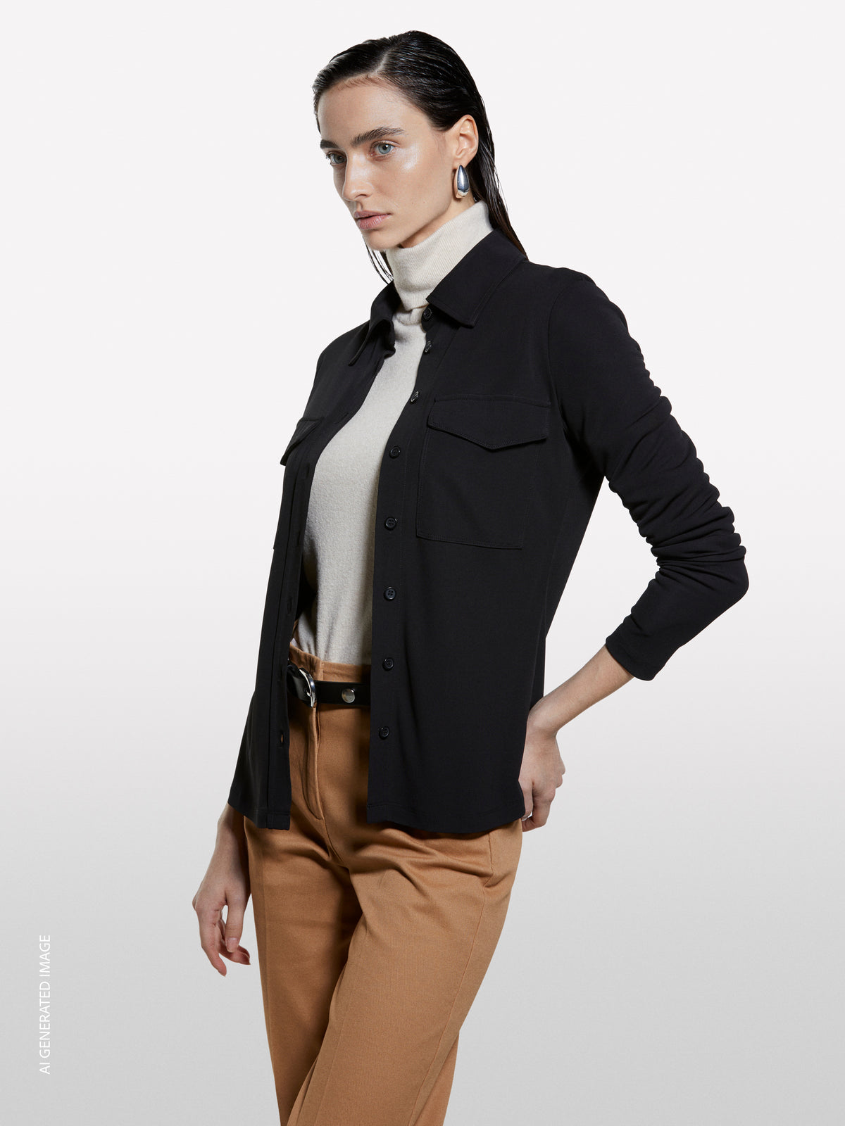 Camisa preta com bolsos - ucb_image_FY