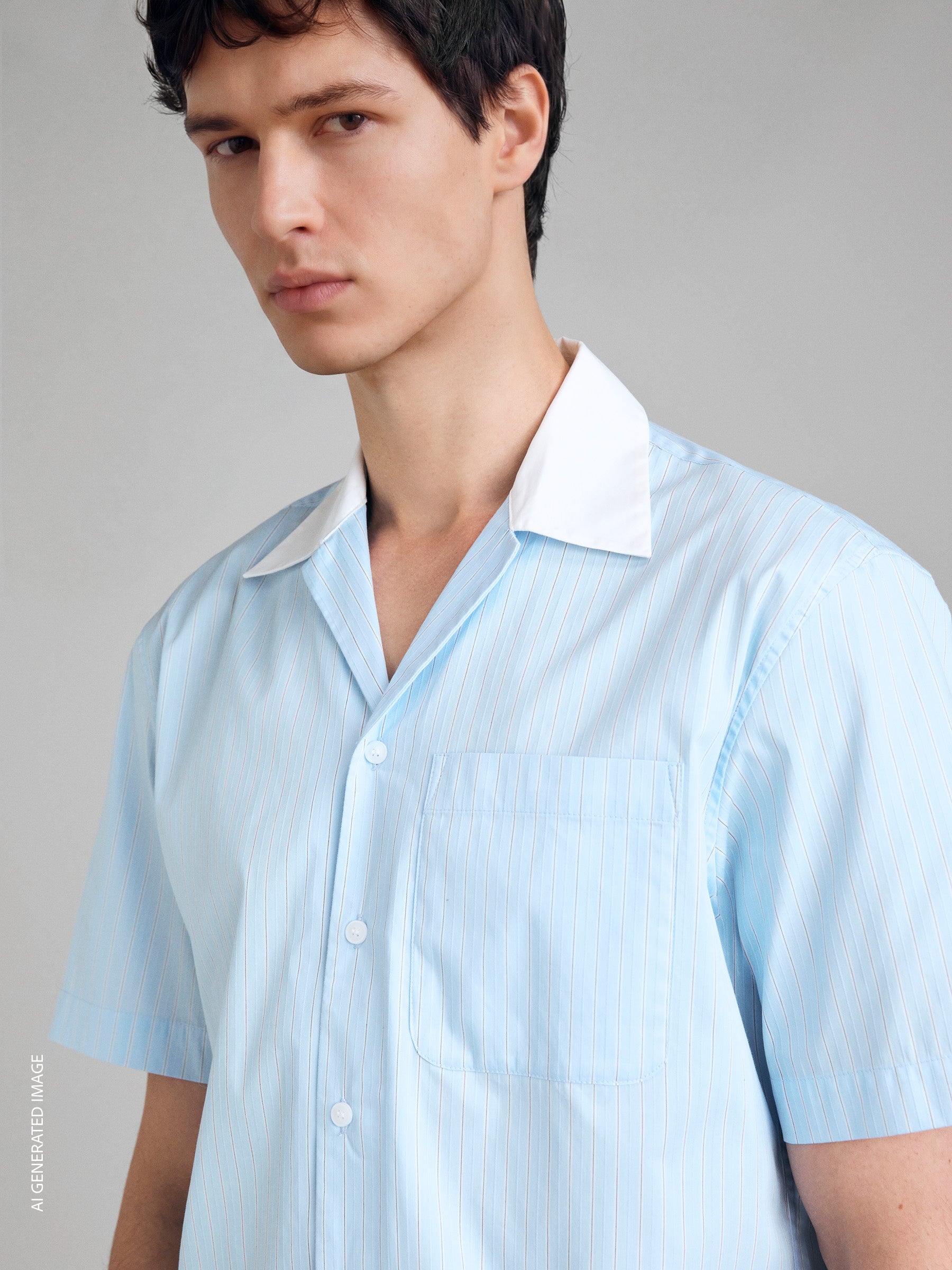 Camisa riscada de manga curta - ucb_image_FY
