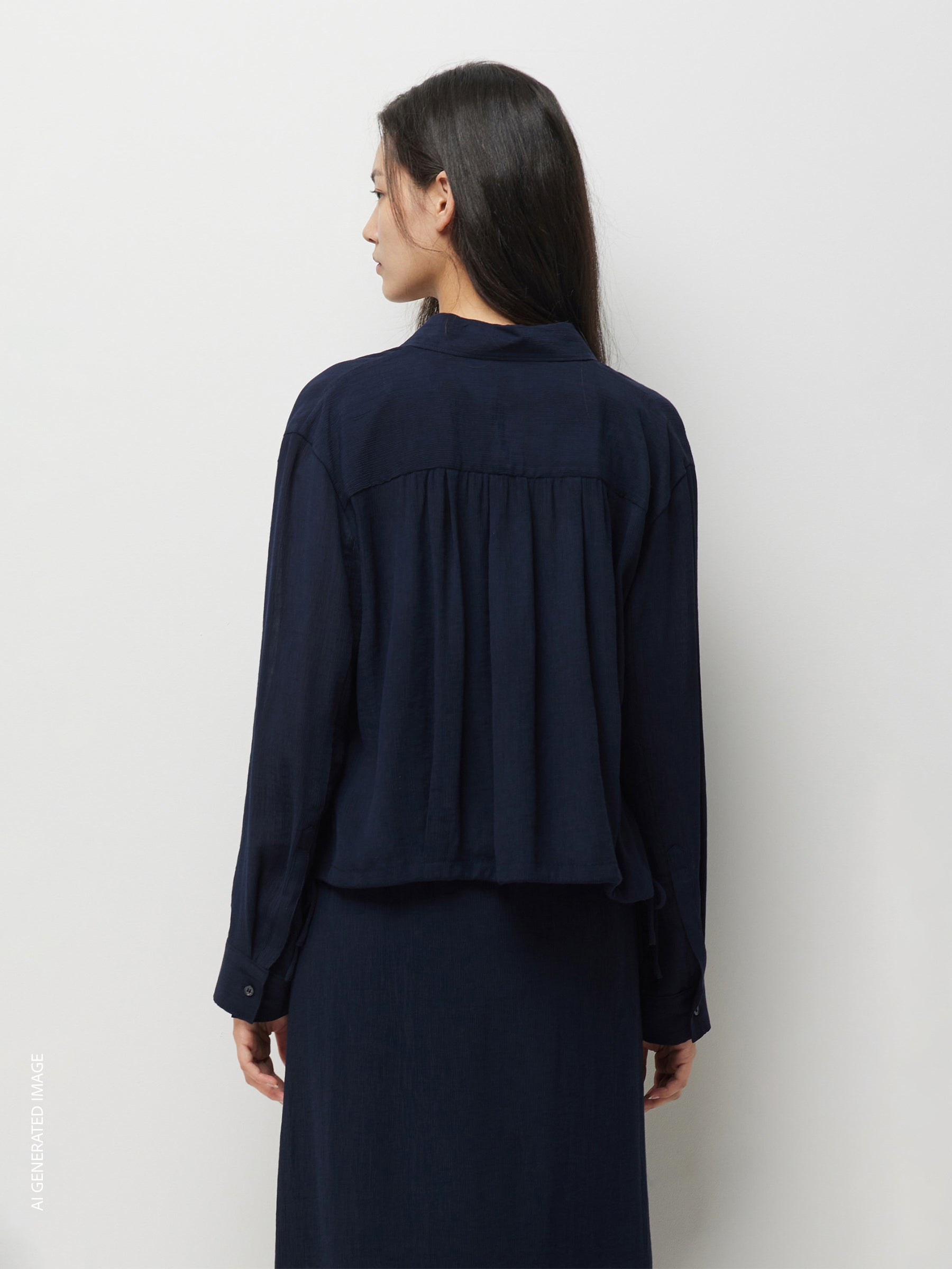 Camisa over com cordão de ajuste - ucb_image_B
