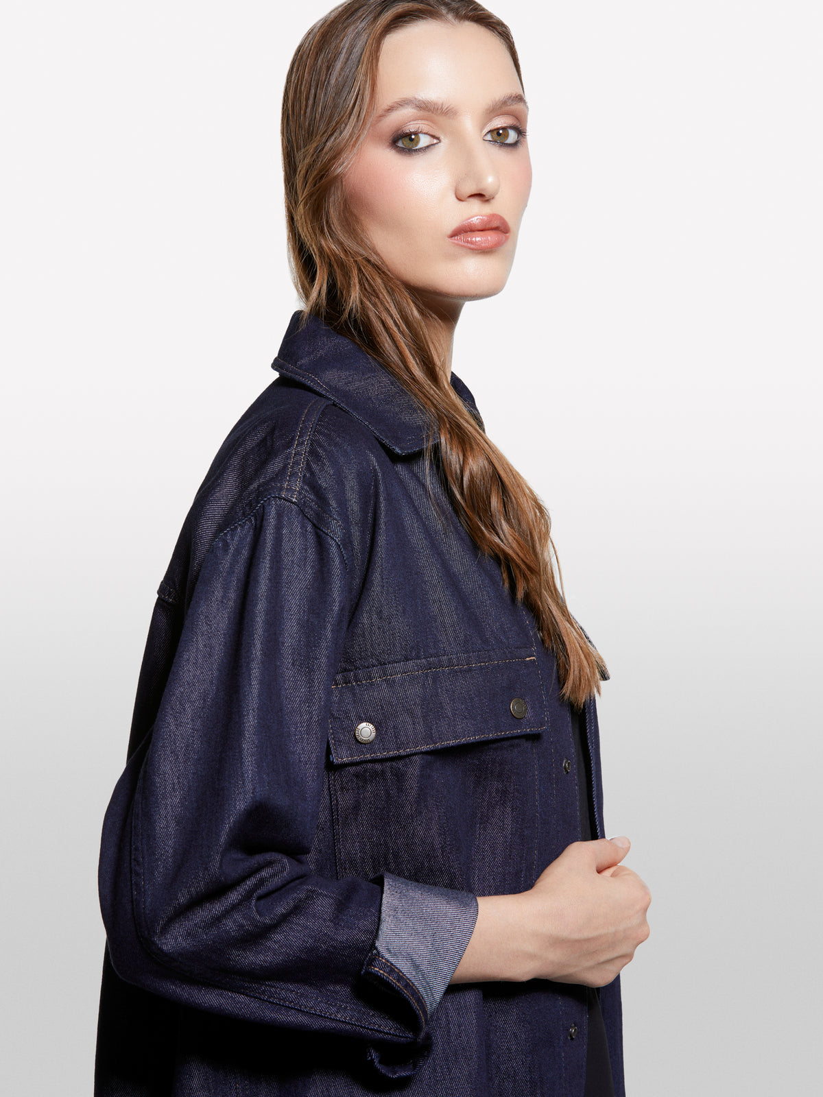 Camisa em denim azul-escuro - ucb_image_FY