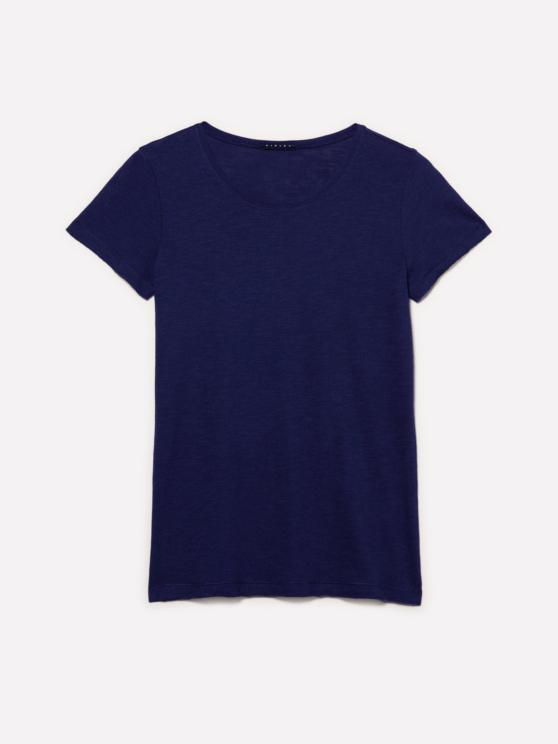 T-shirt de gola redonda azul-marinho - ucb_image_FS