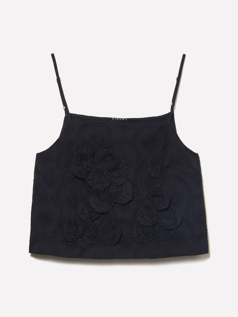 Top cropped preto com flores - ucb_image_FS