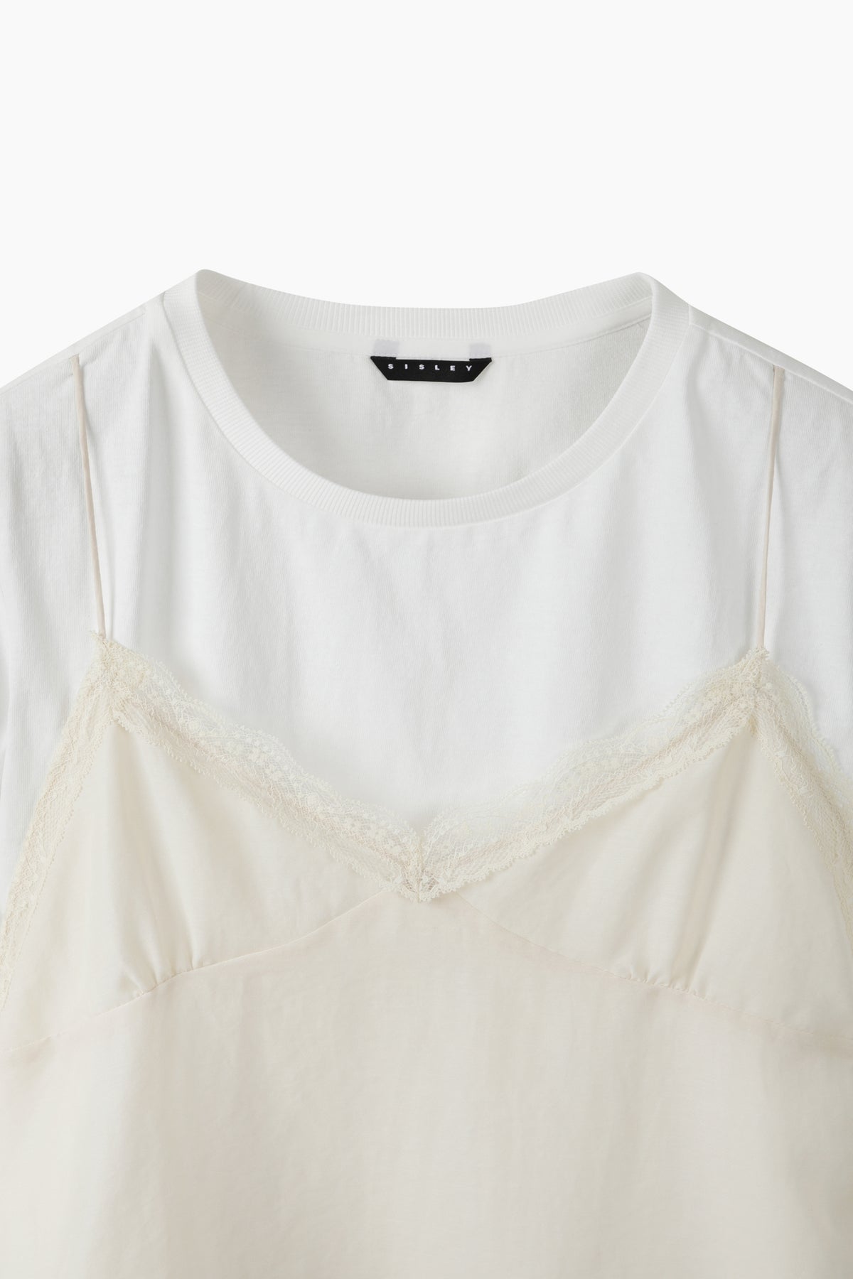 T-shirt com top em contraste - ucb_image_BS