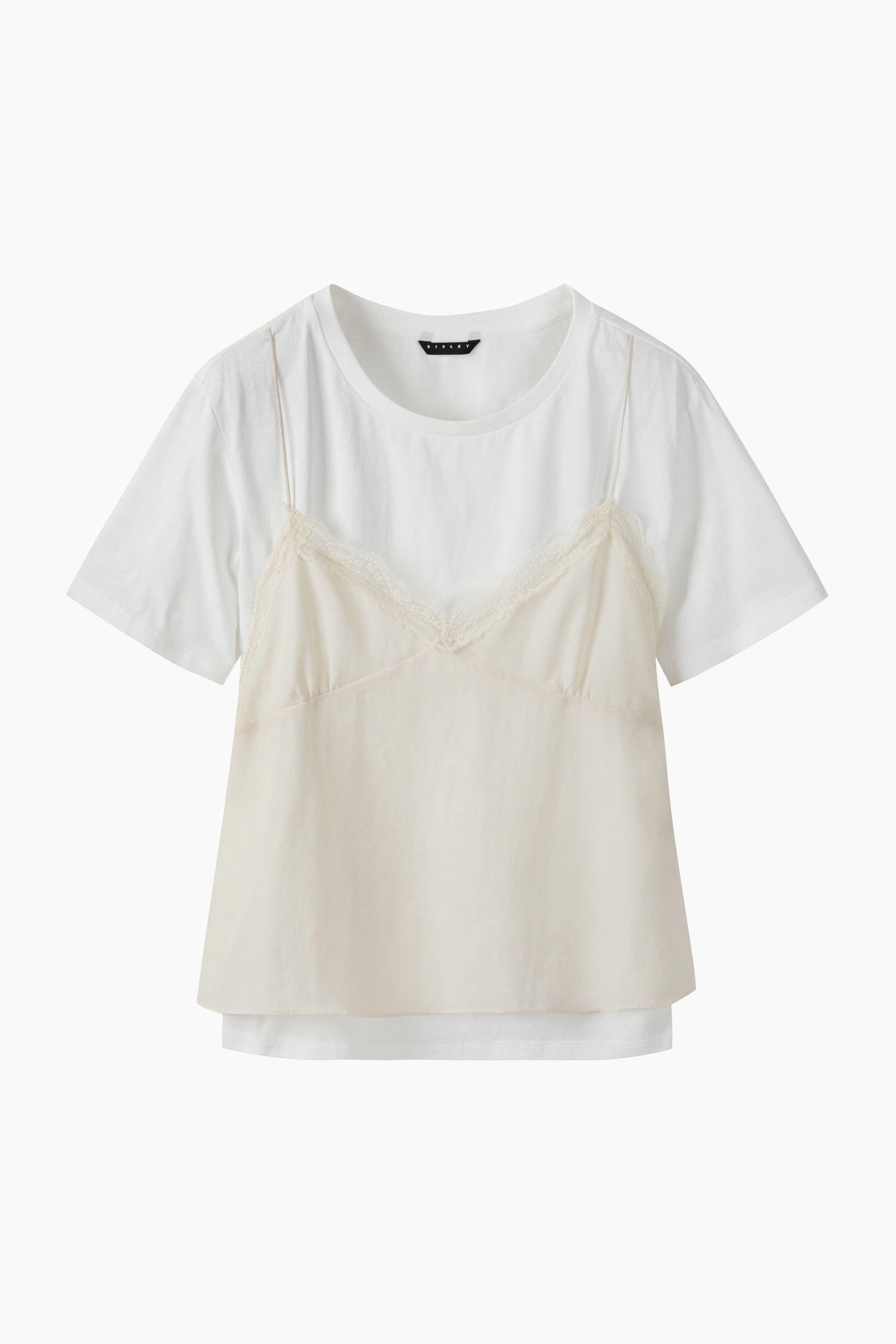T-shirt com top em contraste - ucb_image_FS