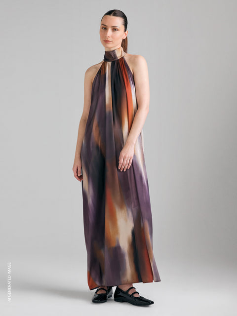 Vestido comprido estampado - ucb_image_F