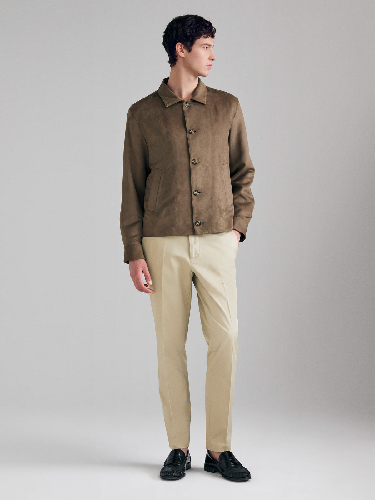 Casaco-Camisa efeito de camurça - ucb_image_F