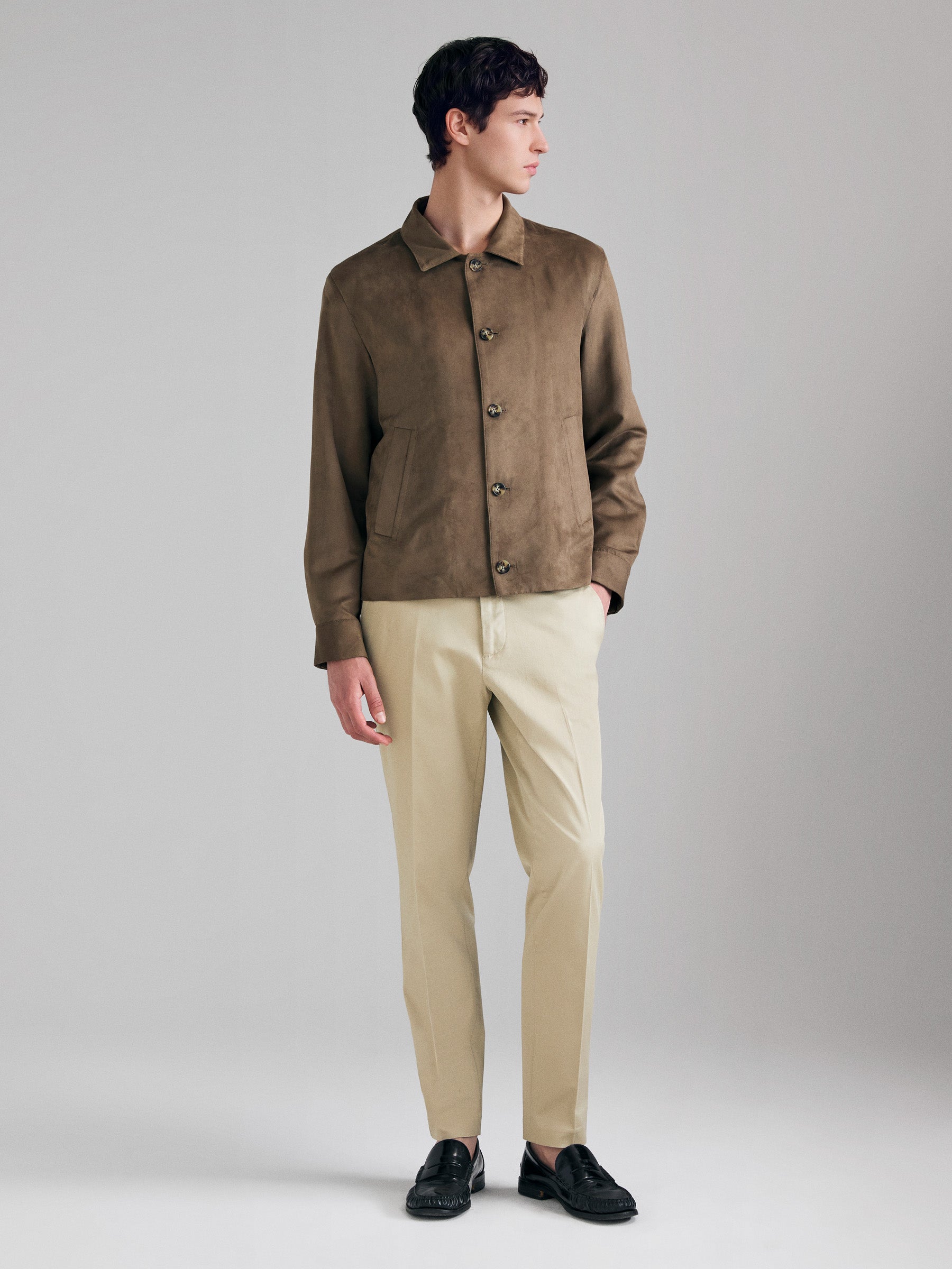 Casaco-Camisa efeito de camurça - ucb_image_F