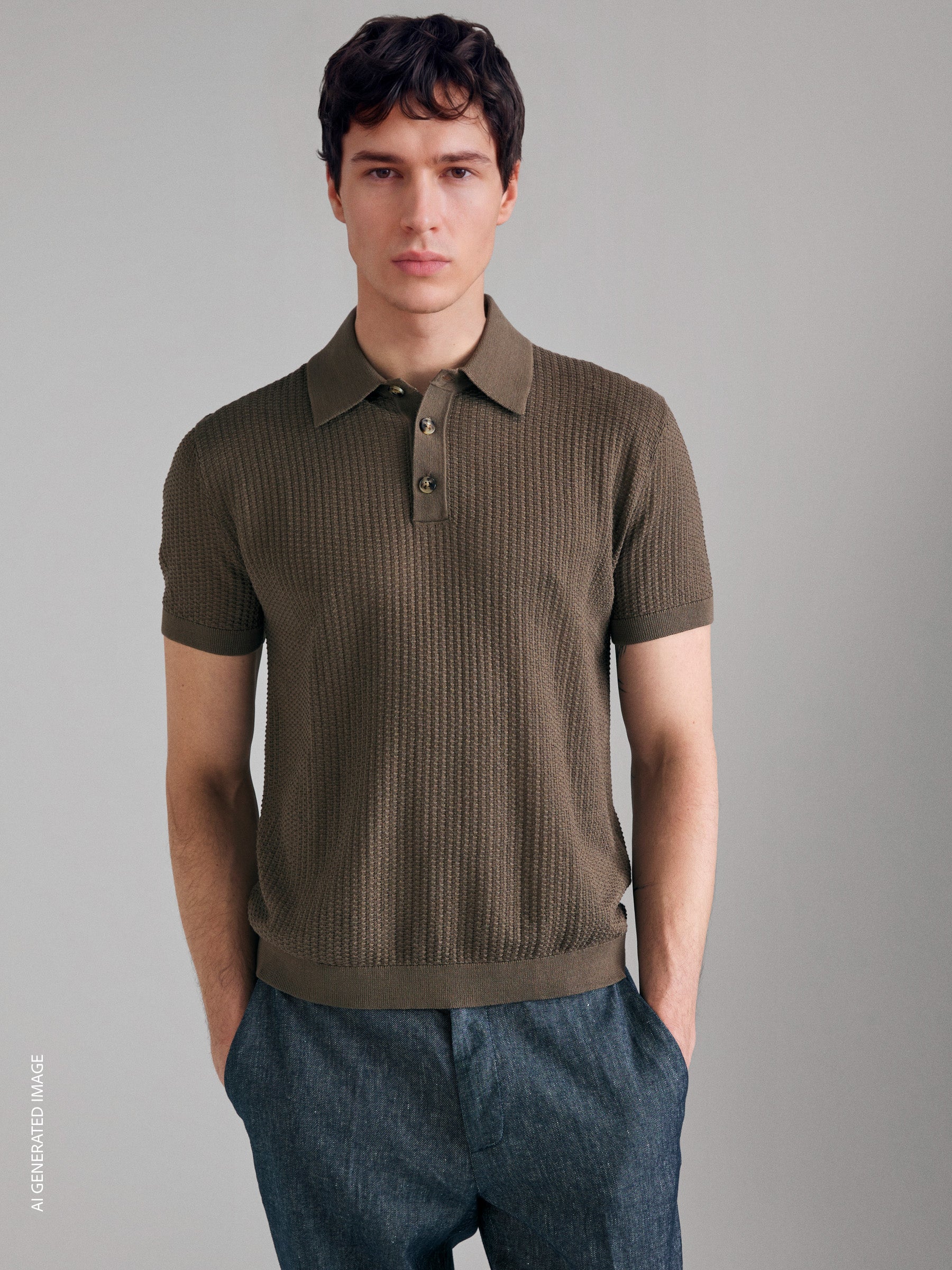Polo regular fit de malha - ucb_image_FY