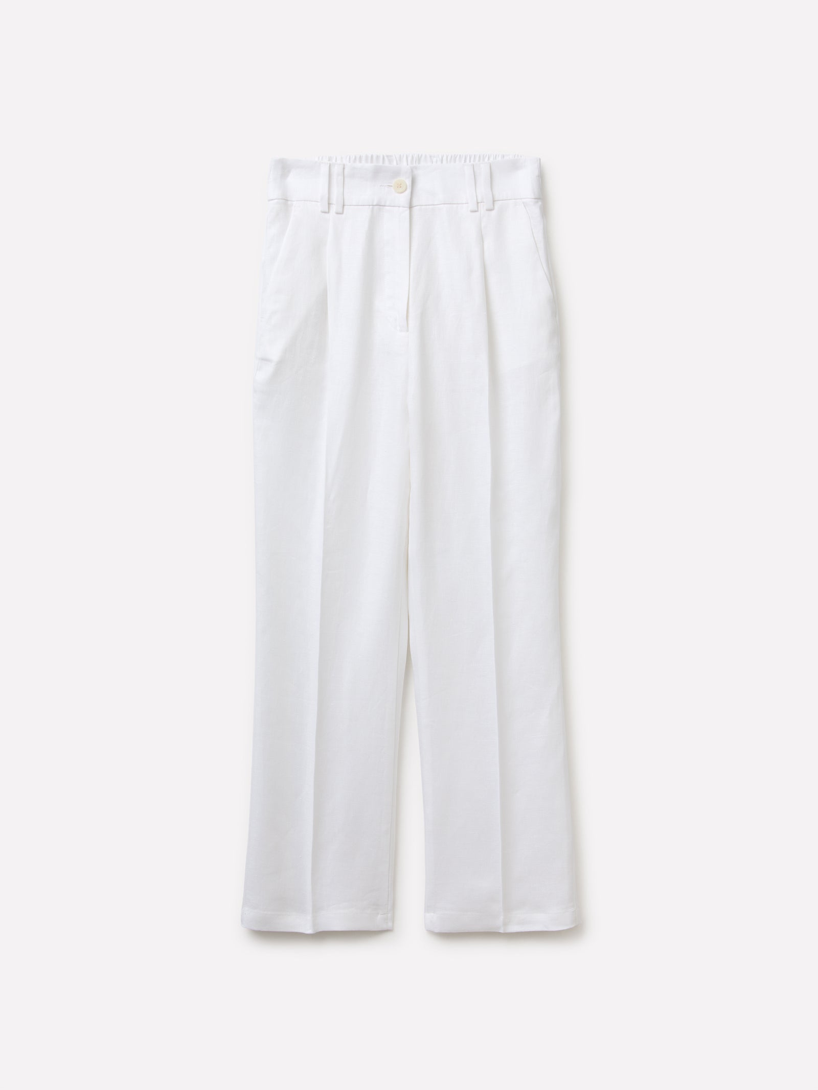 Regular fit trousers 100% linen - ucb_image_FS