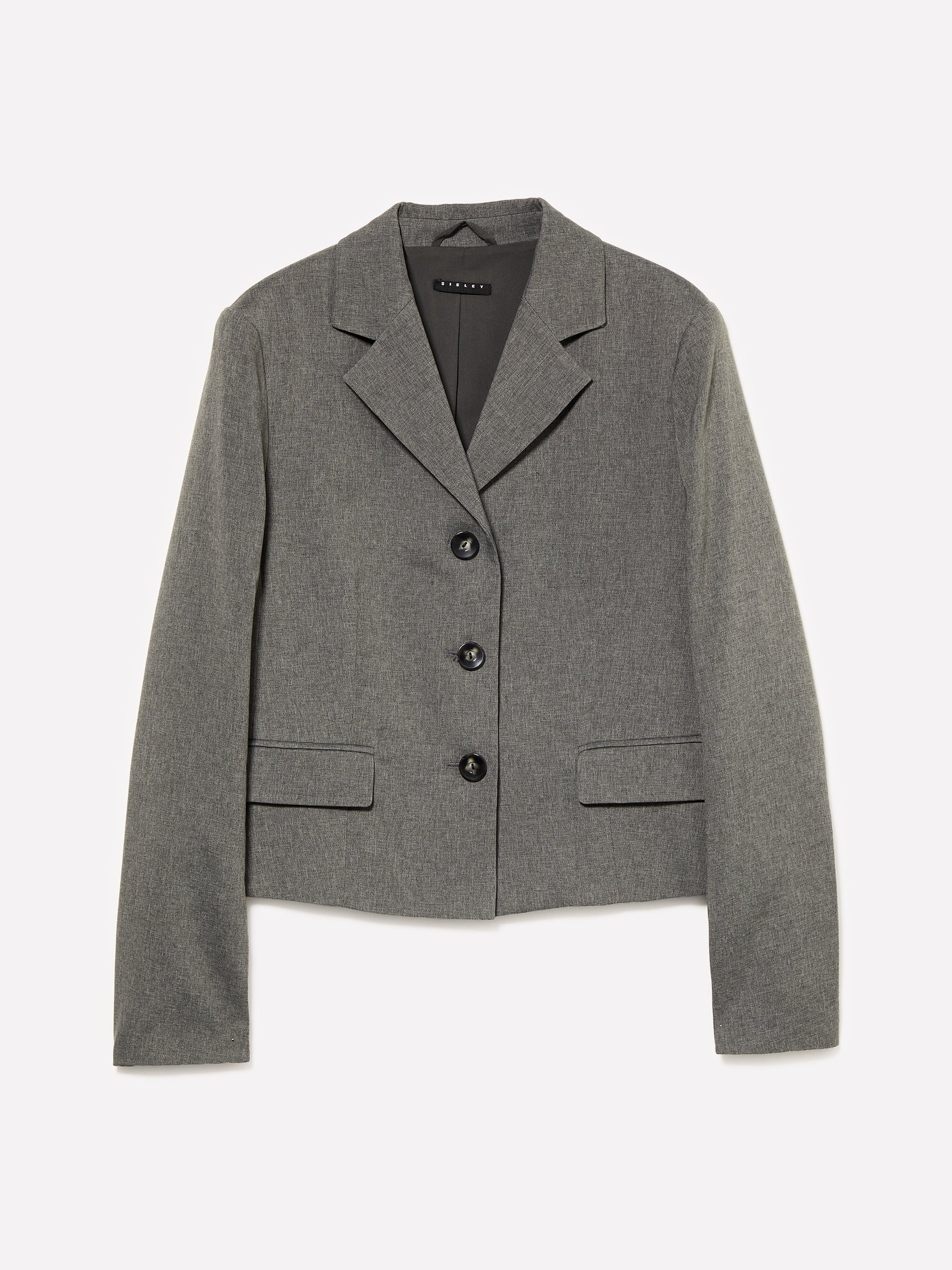 Blazer curto efeito mélange - ucb_image_FS