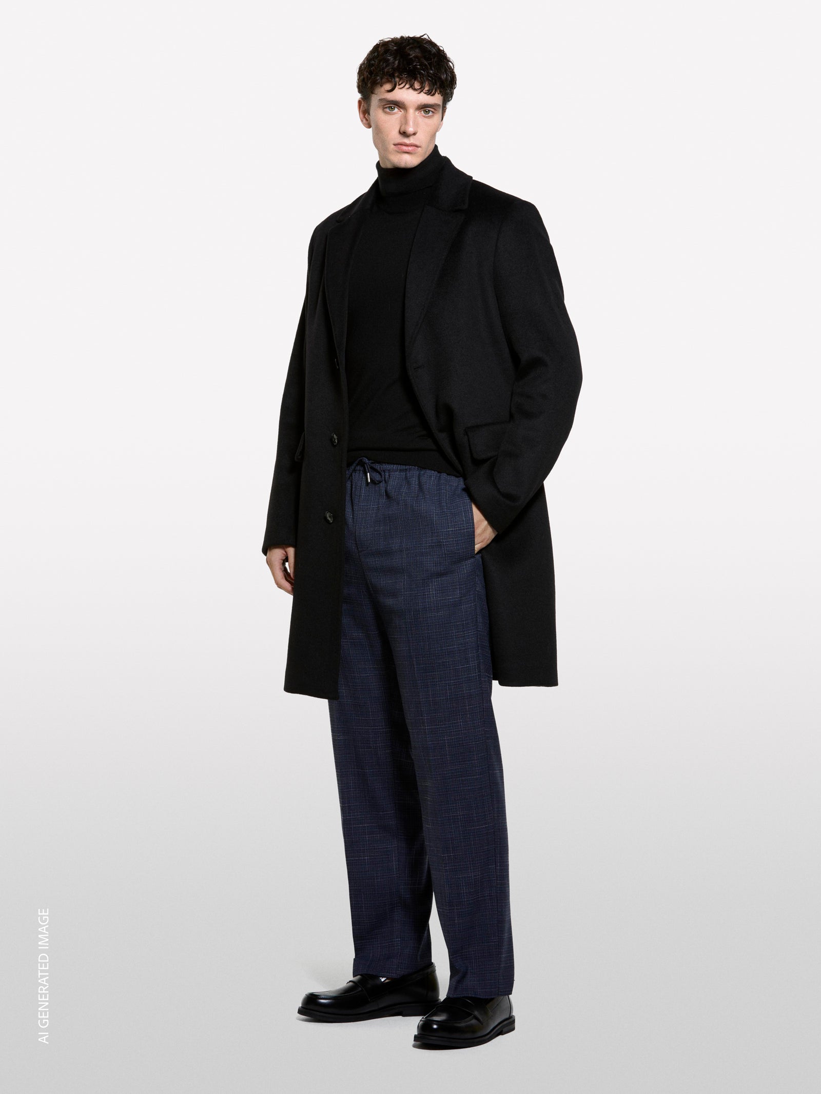 Joggers fio tinto azul-escuro - ucb_image_F