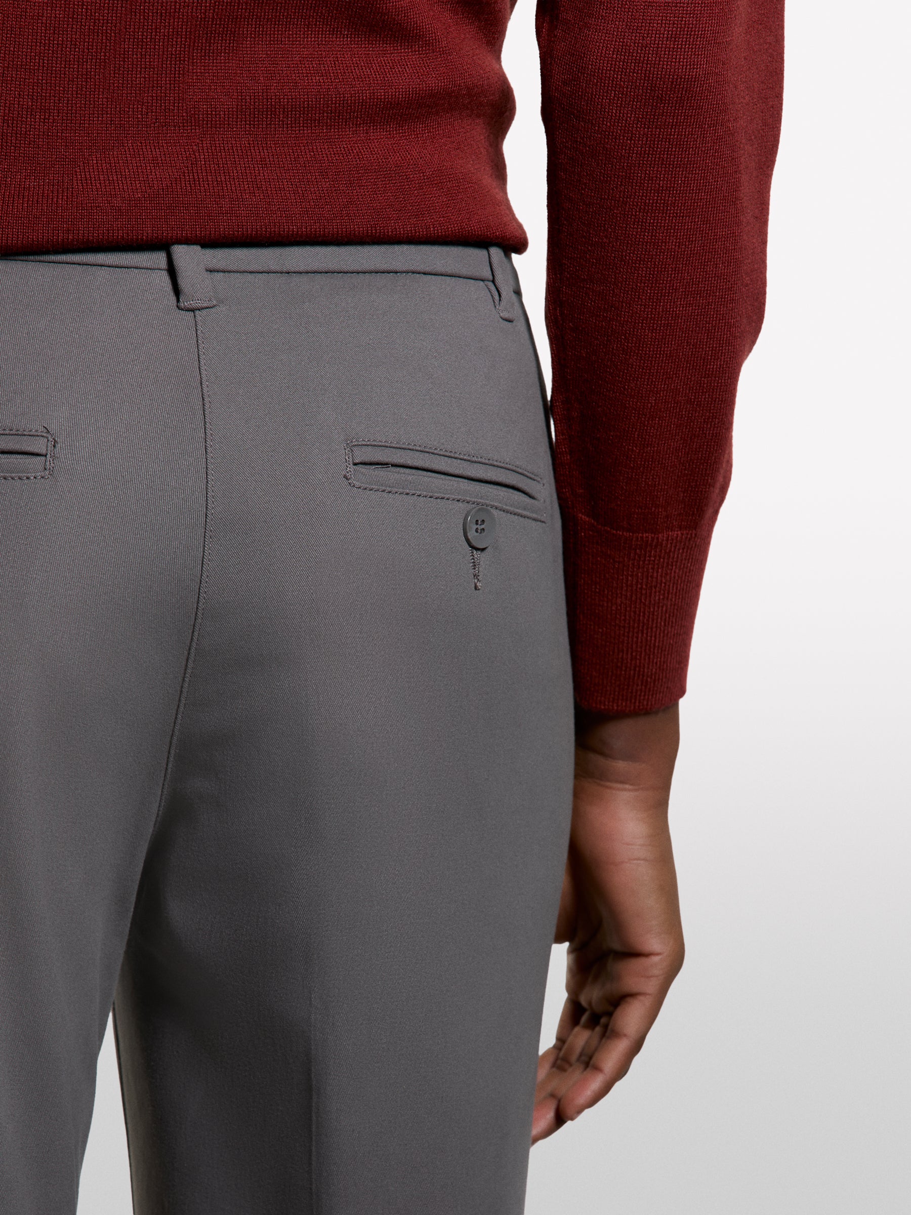 Chinos slim fit cinza-escuro - ucb_image_FY