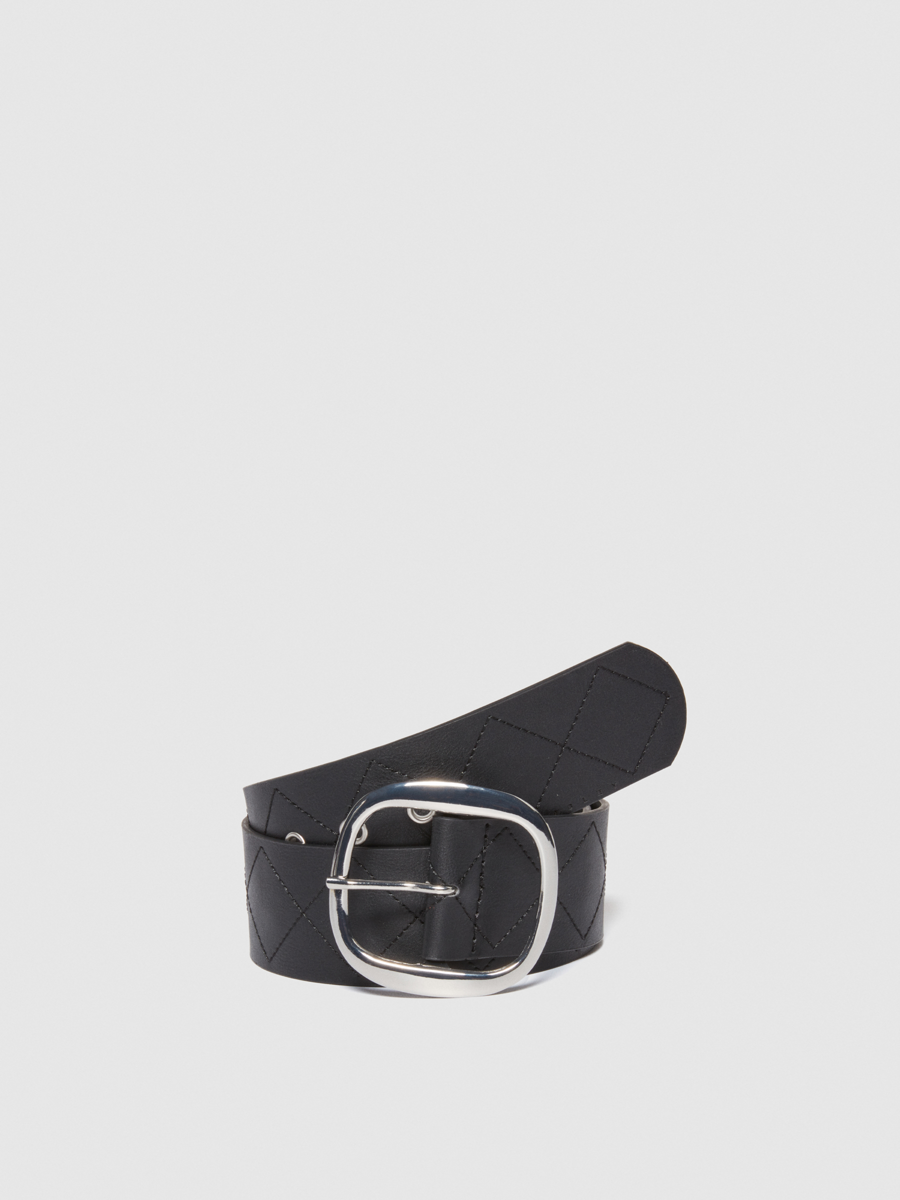 Sisley - High-waisted Belt, Woman, Black, Size: XS