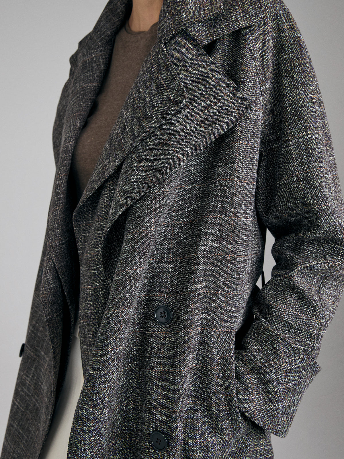 Trench coat relaxed fit com cinto - ucb_image_FY