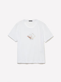 T-shirt branca com estampa de concha - ucb_image_FS