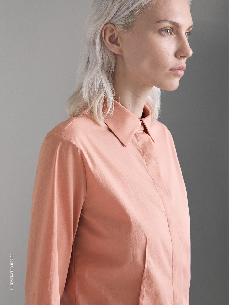 Camisa de corte justo com pregas - ucb_image_FY