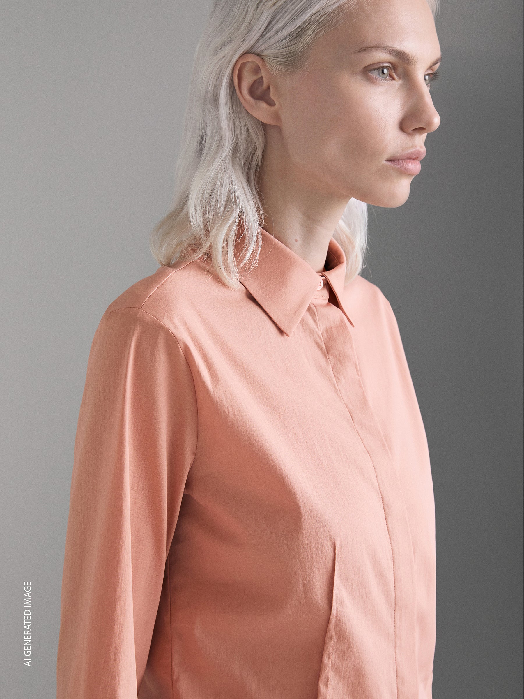 Camisa de corte justo com pregas - ucb_image_FY