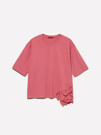 T-shirt blush com bordado assimétrico - ucb_image_FS