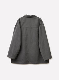 Blazer over fit em mistura de linho - ucb_image_BS