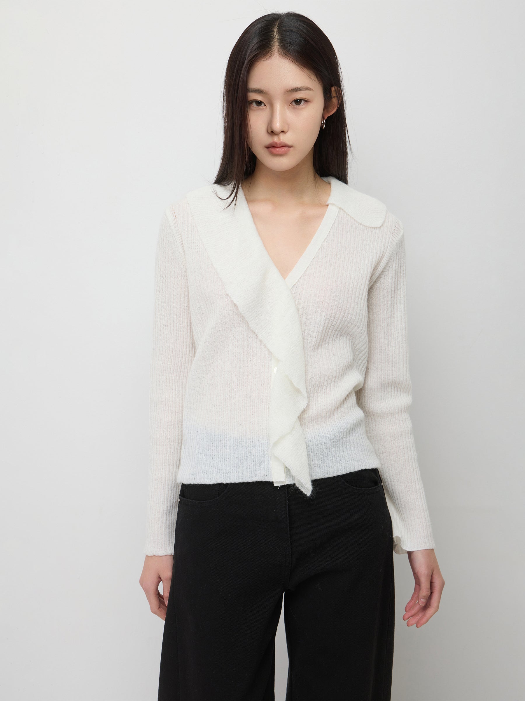 Cardigã com folhos - ucb_image_FY