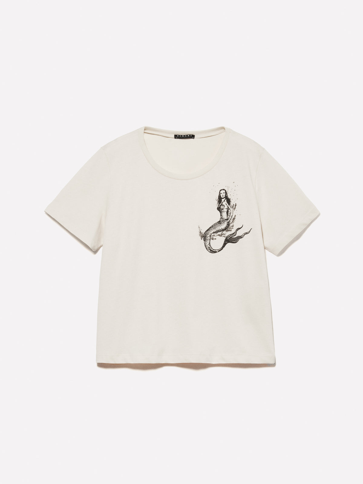 T-shirt areia com estampa de sereia - ucb_image_FS