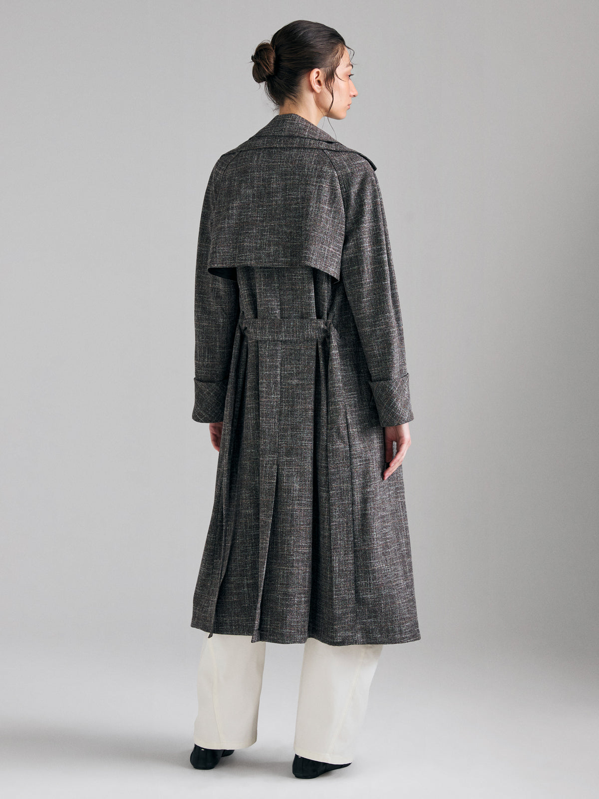 Trench coat relaxed fit com cinto - ucb_image_B