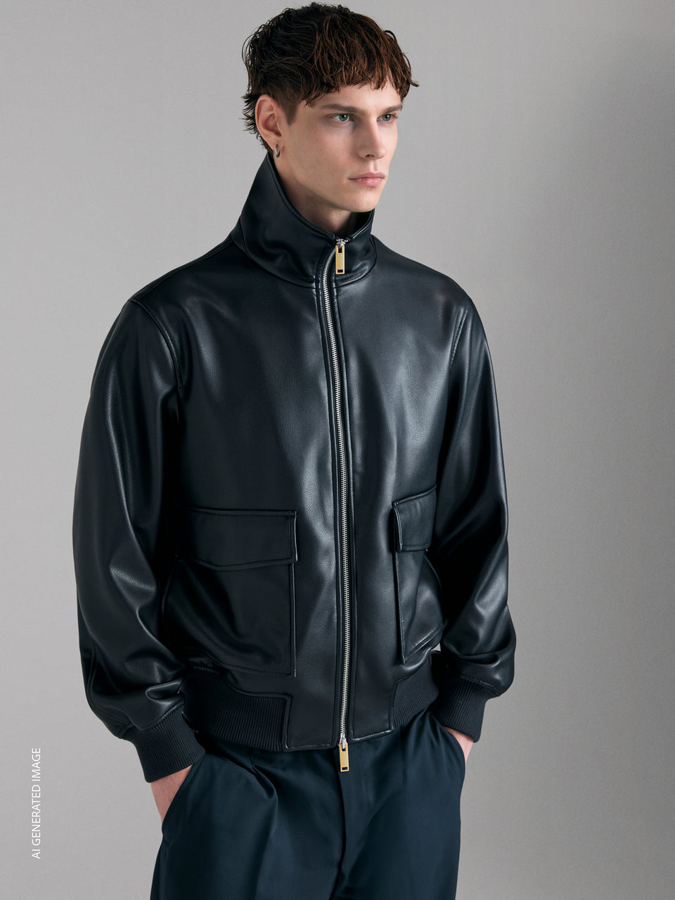 Casaco bomber com bolsos - ucb_image_FY