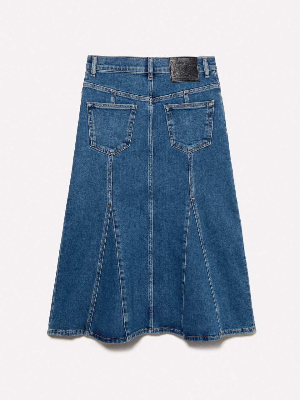 Saia de jeans evasé azul - ucb_image_BS