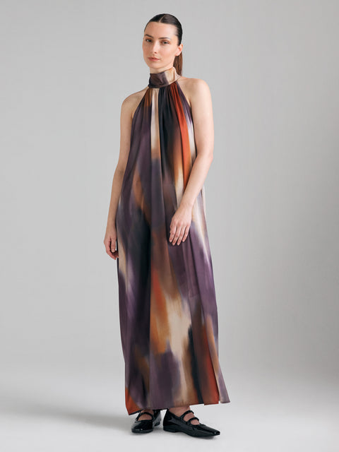 Vestido comprido estampado  - ucb_image_F