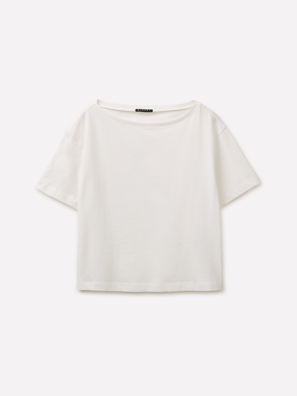 T-shirt cropped co decote à barco - ucb_image_FS