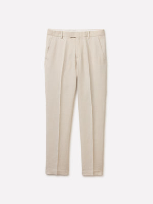 Pantaloni formali in misto lino