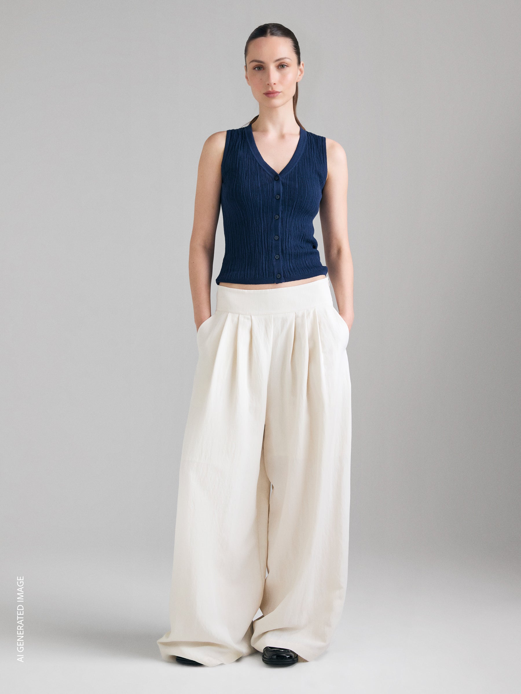 Ribbed vest