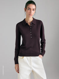 Polo de malha em mistura de viscose e lã - ucb_image_FY