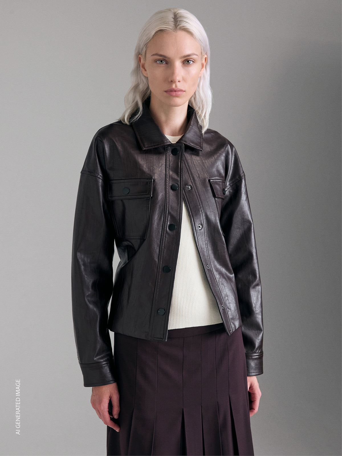 Jacket with belt