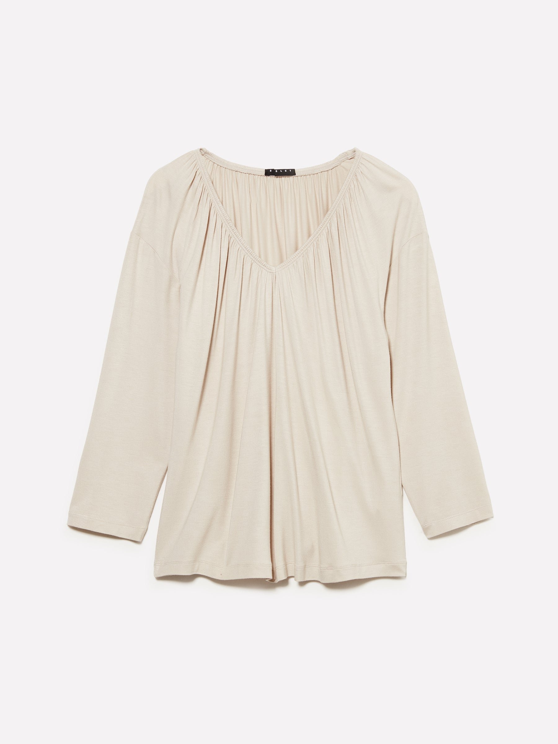 T-shirt tortora com franzido - ucb_image_FS