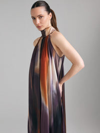 Vestido comprido estampado  - ucb_image_FY