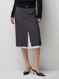 Saia midi com contraste  - ucb_image_F