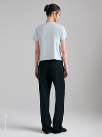 Calças slim fit de cintura subida - ucb_image_B