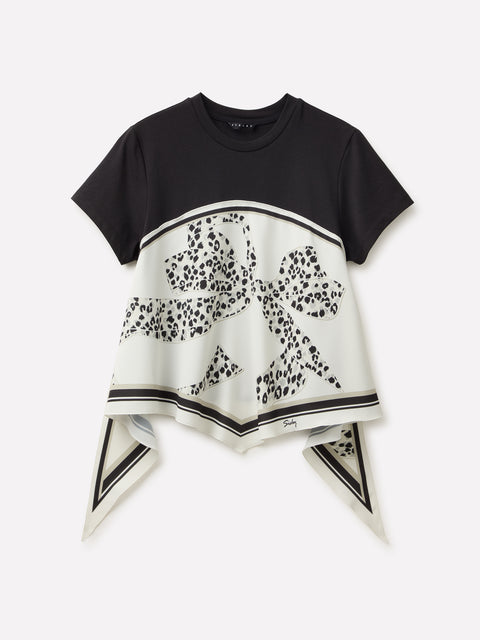 T-shirt com estampado de lenço - ucb_image_FS