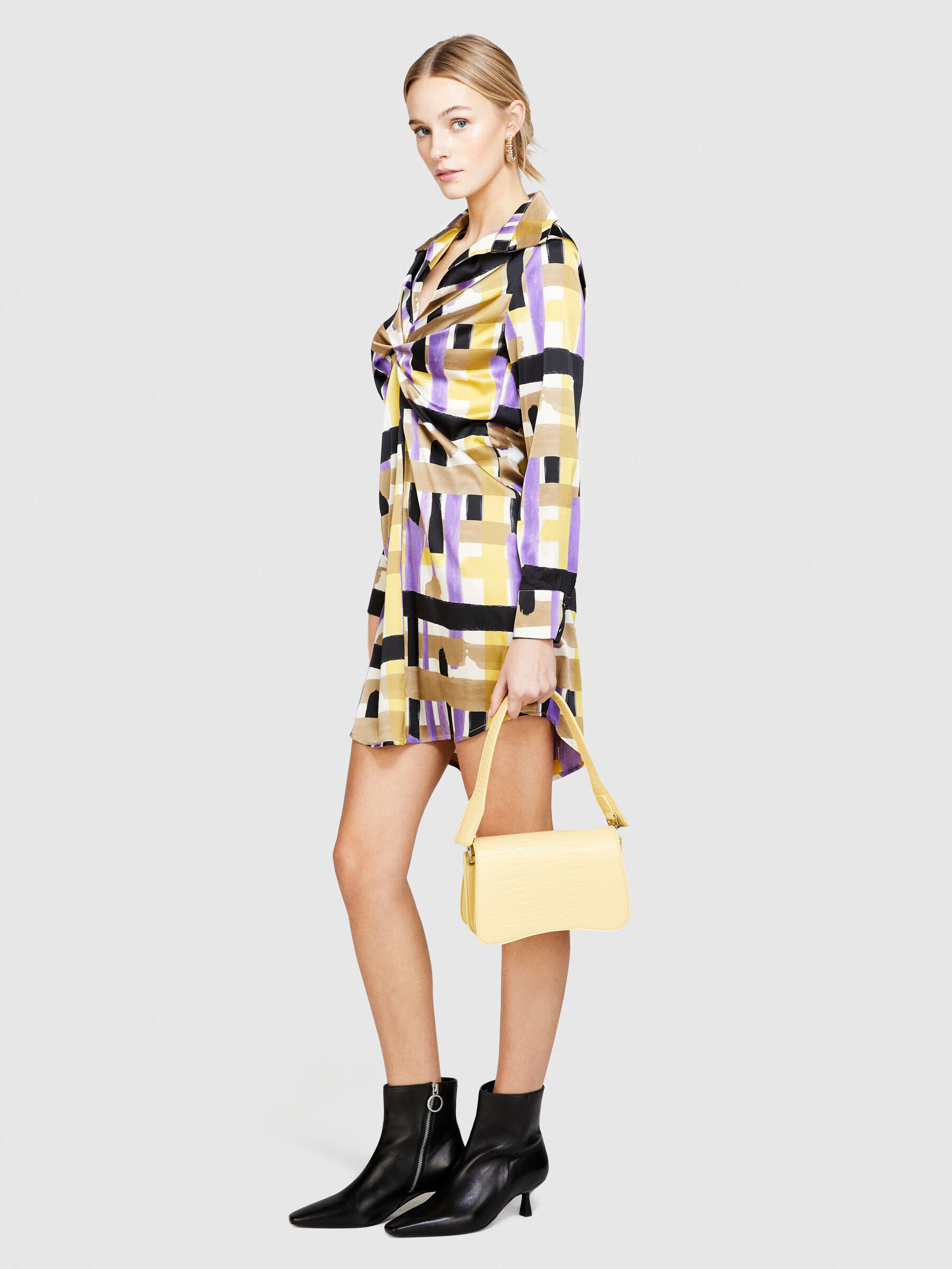 Vestito giallo outlet sisley