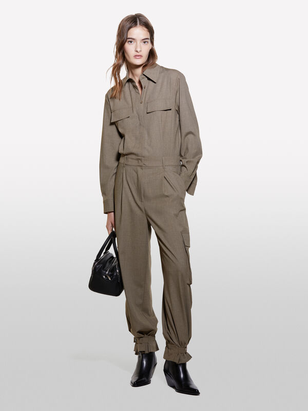 Tuta cargo - tute jumpsuit da donna | Sisley