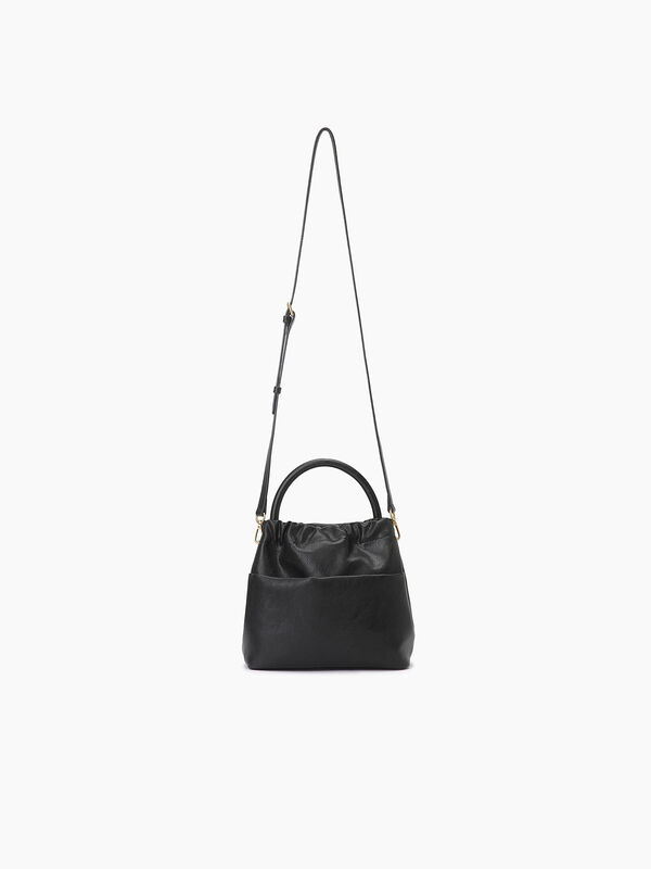 Tracollina nera con arriccio - sisley k borse a spalla e tracolla | Sisley K