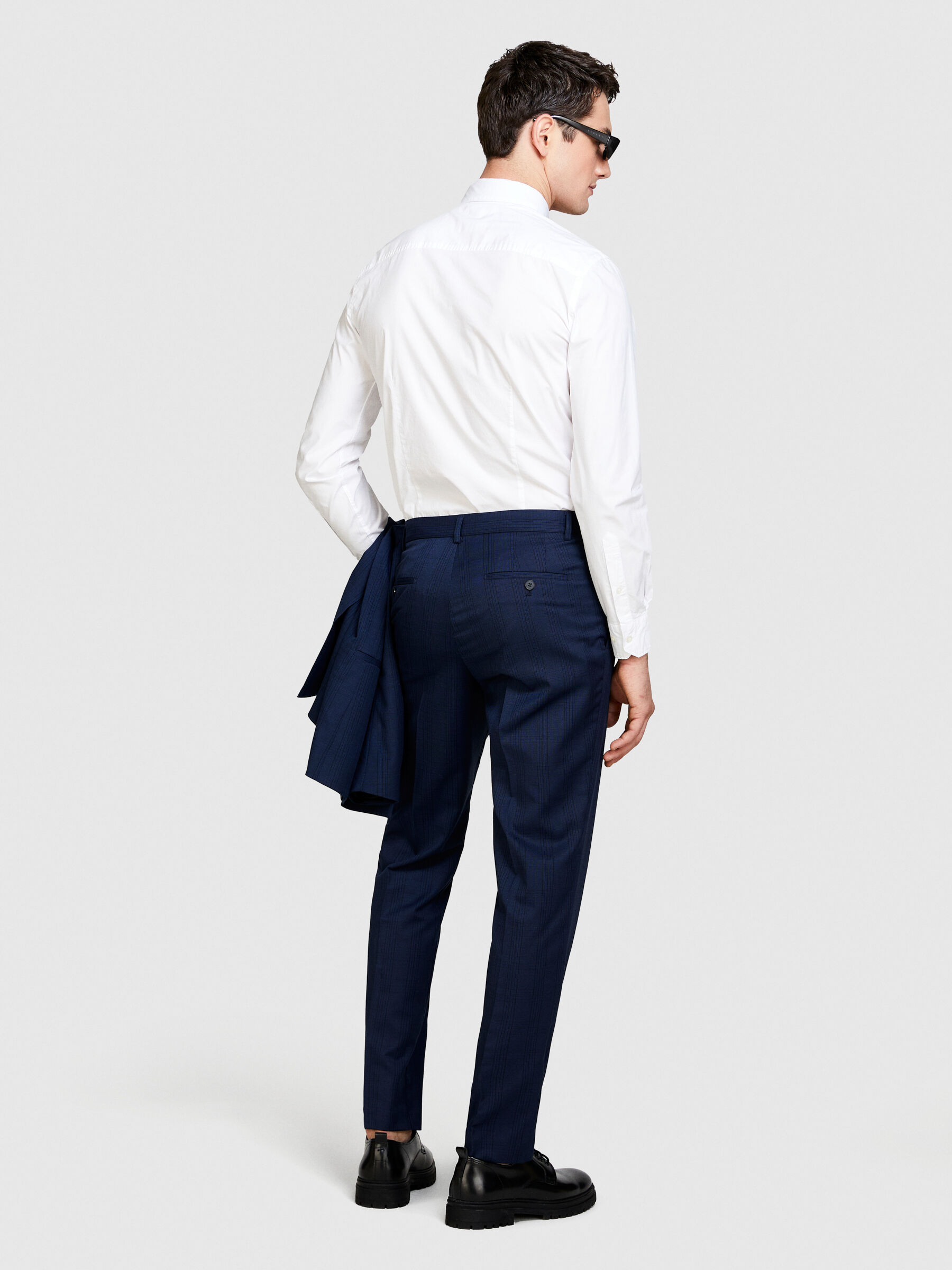 Camicia slim fit Bianco Uomo Sisley