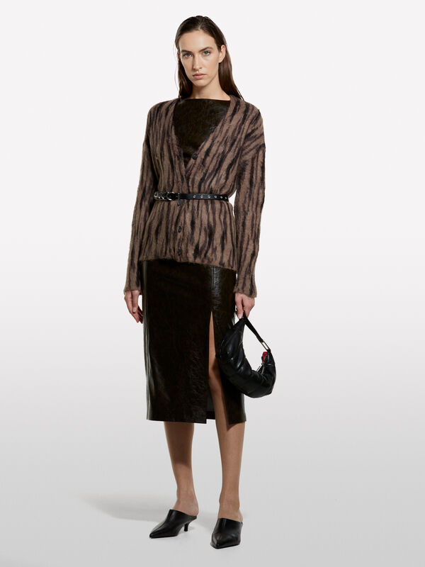 Cardigan fantasia animalier - cardigan da donna | Sisley