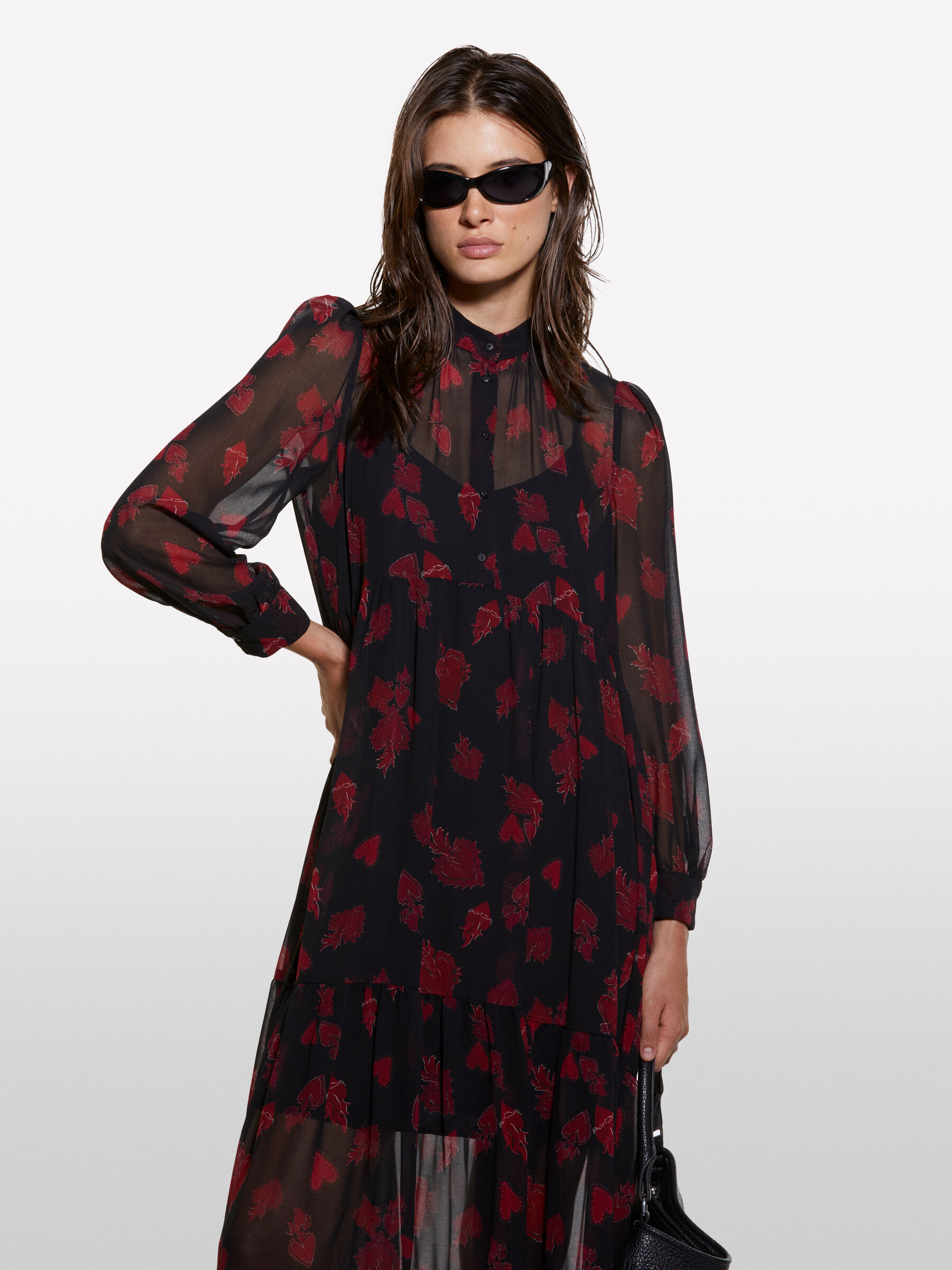 Sisley vestito rosso sales