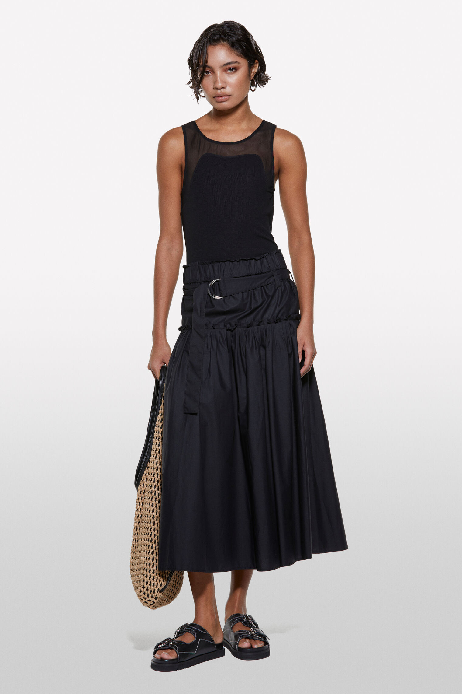 Emma & Giovanni - Gonna Corta Svasata (S A XL) - Donna (Blu, EU36 - Foto 7